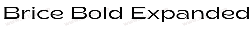 Brice Bold Expanded字体转换 Brice Bold Expanded字体转换
